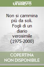Non si cammina più da soli. Fogli di un diario verosimile (1975-2000) libro