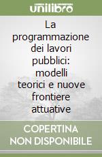 La programmazione dei lavori pubblici: modelli teorici e nuove frontiere attuative libro