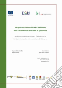 Indagine socio economica sul fenomeno dello sfruttamento lavorativo in agricoltura libro