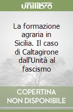 La formazione agraria in Sicilia. Il caso di Caltagirone dall'Unità al fascismo
