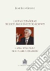 Cartas espanolas de lecturas e investigaciones. Ediz. italiana e spagnola libro di Gotor José L.