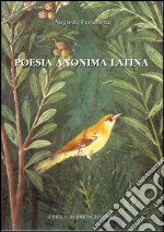 Poesia anonima latina libro