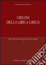 Origini della lirica greca libro