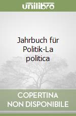 Jahrbuch für Politik-La politica libro