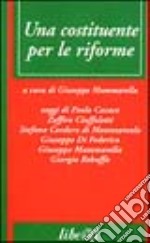 Una costituente per le riforme libro