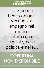 Fare bene il bene comune. Vent'anni di impegno nel mondo cattolico, nel sociale, nella politica e nelle istituzioni libro