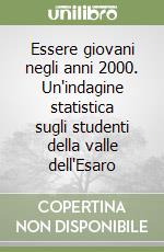 Essere giovani negli anni 2000. Un'indagine statistica sugli studenti della valle dell'Esaro libro