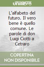L'alfabeto del futuro. Il vero bene è quello comune. Le parole di don Luigi Ciotti a Cetraro libro