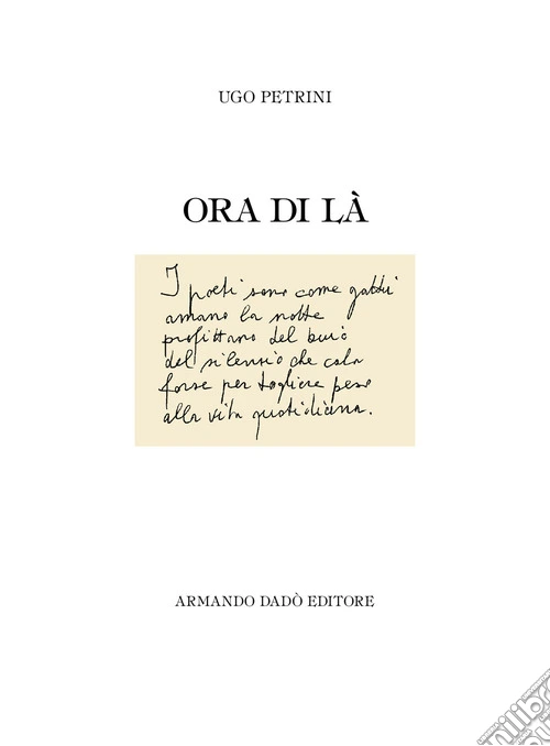 Ora di là