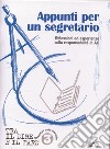 Appunti per un segretario. Riflessioni ed esperienze sulla responsabilità in AC libro