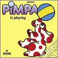 Pimpa is playing libro