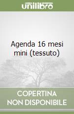 Agenda 16 mesi mini (tessuto)