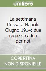 La settimana Rossa a Napoli. Giugno 1914: due ragazzi caduti per noi libro