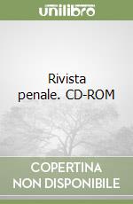 Rivista penale. CD-ROM libro