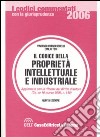 Codice della proprietà intellettuale e industriale libro