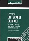 Dizionario dei termini giuridici libro