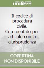 Il codice di procedura civile. Commentato per articolo con la giurisprudenza