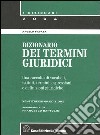 Dizionario dei termini giuridici libro