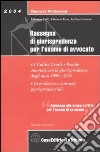 Rassegna di giurisprudenza per l'esame di avvocato. I codici civile e penale annotati con la giurisprudenza degli anni 1999-2004 libro