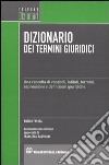 Dizionario dei termini giuridici libro