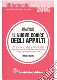 Il nuovo codice degli appalti libro