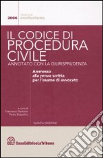 Il codice di procedura civile annotato con la giurisprudenza