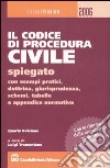 Il codice di procedura civile spiegato con esempi pratici, dottrina, giurisprudenza, schemi, tabelle e appendice normativa libro