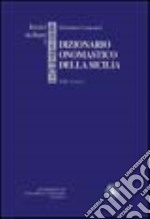 Dizionario onomastico della Sicilia