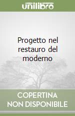 Progetto nel restauro del moderno libro