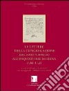 Le lettere della congregazione del sant'Ufficio all'inquisitore di Siena 1581-1721 libro