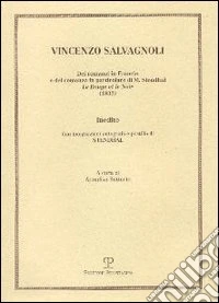 Dei romanzi in Francia e del romanzo in particolare di M. Stendhal «Le Rouge et le Noir». Inedito. Con integrazioni autografe e postille di Stendhal libro