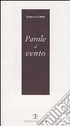 Parole al vento libro