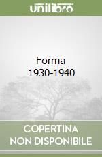 Forma 1930-1940 libro