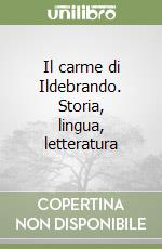 Il carme di Ildebrando. Storia, lingua, letteratura libro