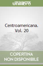 Centroamericana. Vol. 20 libro