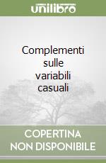 Complementi sulle variabili casuali libro