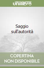 Saggio sull'autorità libro