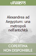 Alexandrea ad Aegyptum: una metropoli nell'antichità libro