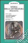 Storia della letteratura italiana. Vol. 1 libro