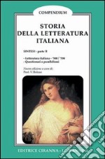 Storia della letteratura italiana. Vol. 2: Dal 1500 al 1700