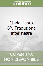 Iliade. Libro 6º. Traduzione interlineare libro