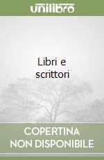 Libri e scrittori
