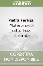 Pietra serena. Materia della città. Ediz. illustrata libro