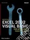 Excel 2002 Visual Basic for applications passo per passo libro