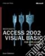 Microsoft Access 2002 Visual Basic. For applications. Con CD-ROM