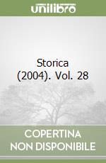 Storica (2004). Vol. 28 libro