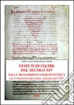 Gli statuti di Feltre del secolo XIV nella trascrizione cinquecentesca. Con il frammento del codice statutario del 1293 libro