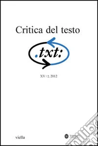 Critica del testo. Vol. 2