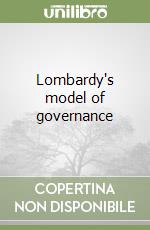 Lombardy's model of governance