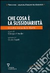 Che cos'è la sussidiarietà. Un altro nome della libertà libro di Vittadini G. (cur.)